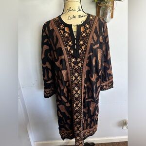 Soft Surroundings anantara tunic dress bohemian hippie Gypsy indie festive